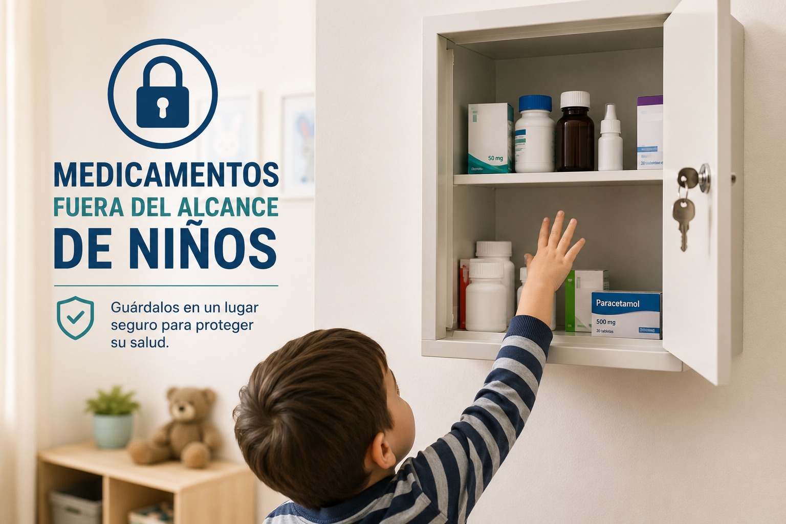 Medicamentos fuera del alcance de los niños