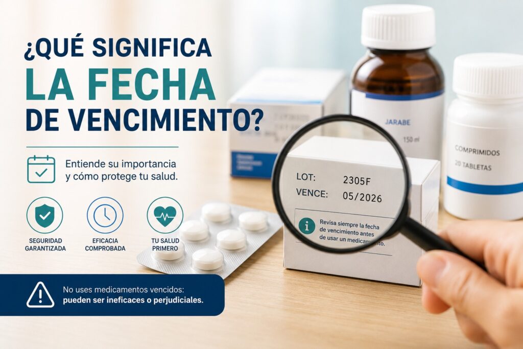 ¿Qué significa la fecha de vencimiento de un medicamento?
