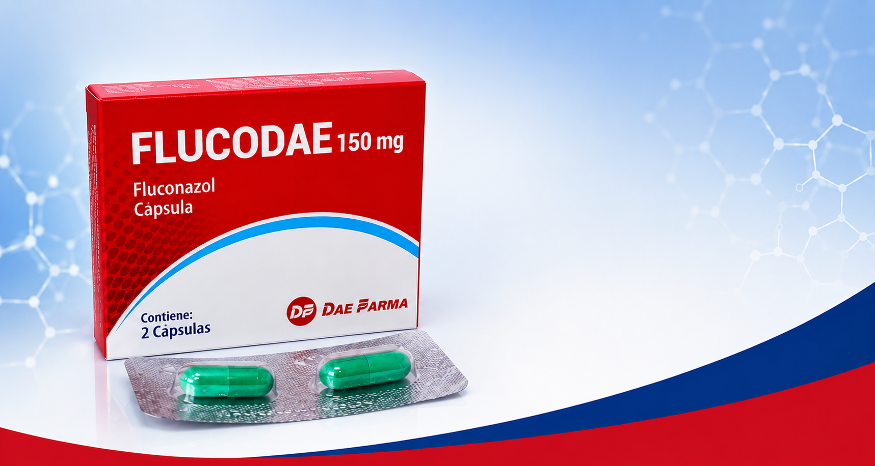 FLUCODAE 150 mg — caja y blíster
